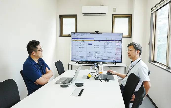 先輩社員の1日